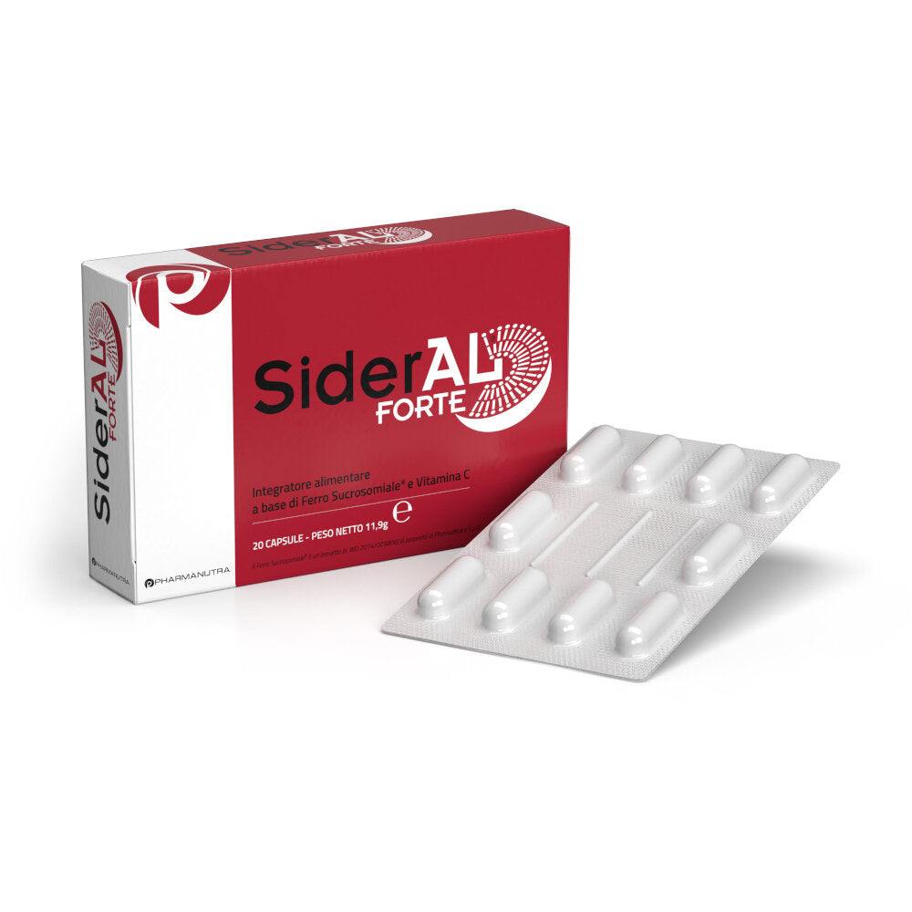 Sideral Forte integratore a base di ferro e vitamina C 20 capsule-2