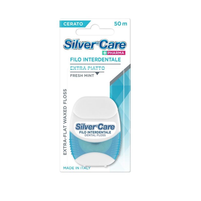 Silver Care Filo Interdentale Extra Piatto 50m-1