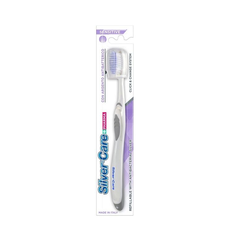 Silver Care Spazzolino Sensitive 1 pezzo colori assortiti-1