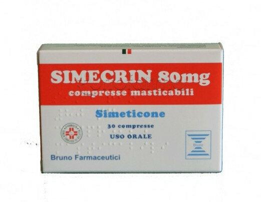 Simecrin disturbi funzionali Gastrointestinali 30 compresse masticabili 80 mg-2