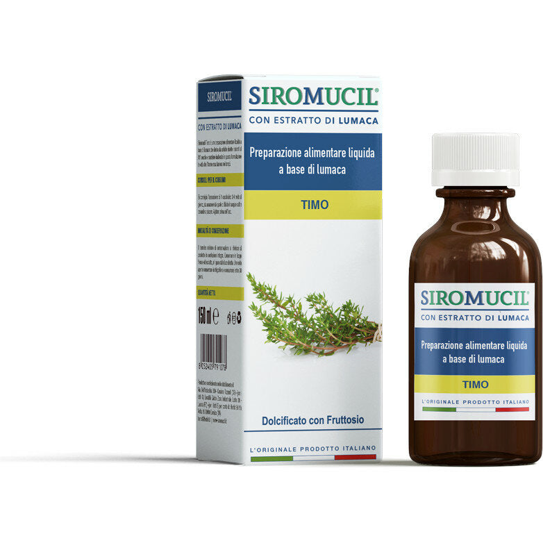 Siromucil sciroppo al gusto di timo con estratto di lumaca 150ml-2