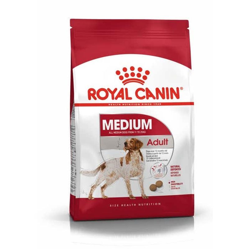 Royal Canin Crocchette Per Cani Adulti Taglia Media Sacco 4kg-1