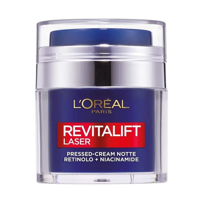 L'Oréal Paris Revitalift Laser Pressed Cream Notte anti-rughe viso 50ml-1