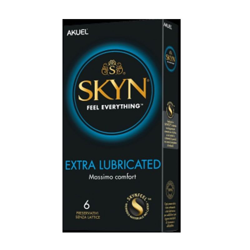 Akuel Skyn  Extra Lubricated 6 preservativi molto lubrificati-1