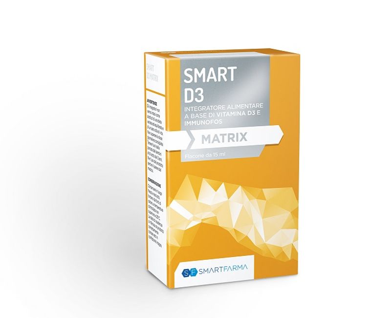Smart D3 Matrix integratore a base di vitamina D3 gocce 15ml-1