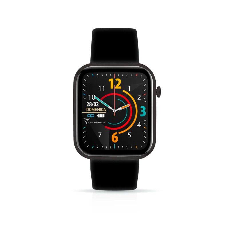 Techmade Have Smartwatch Con Frame In Alluminio 1,68" Full Black-1