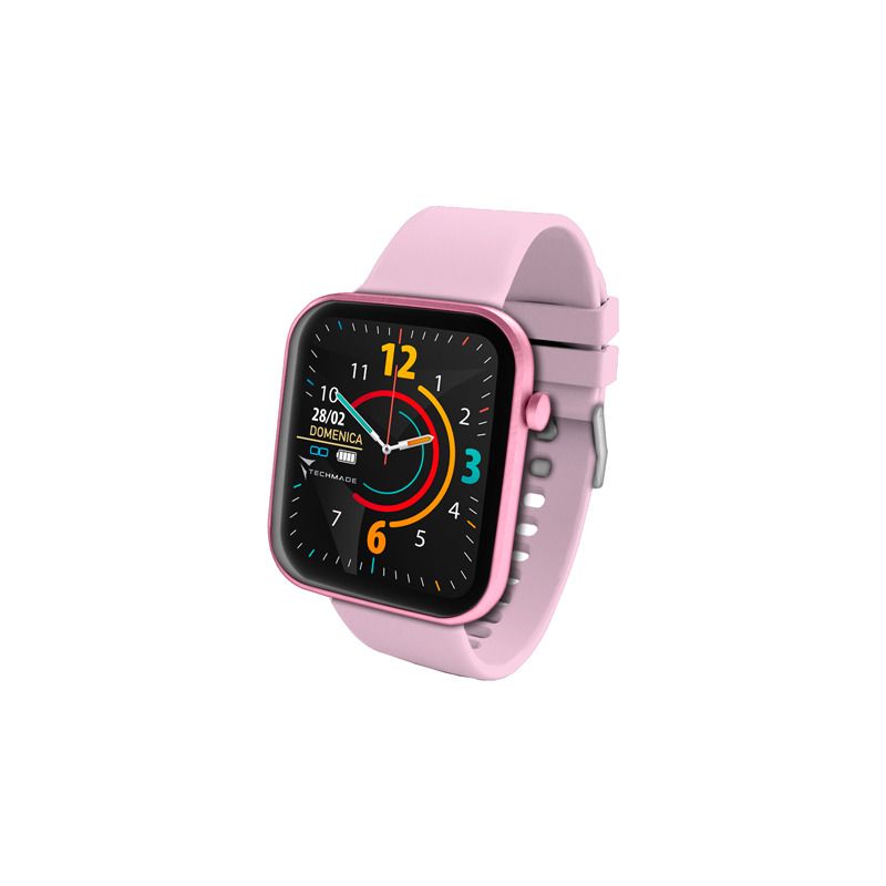 Techmade Have Smartwatch Con Frame In Alluminio 1,68" Pink-2
