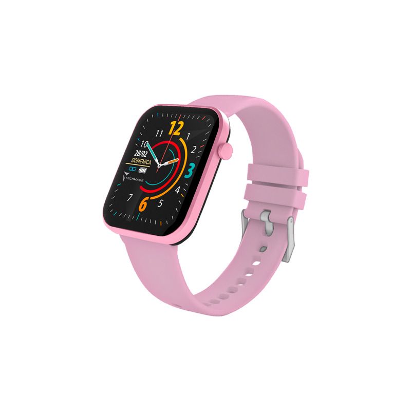 Techmade Have Smartwatch Con Frame In Alluminio 1,68" Pink-3