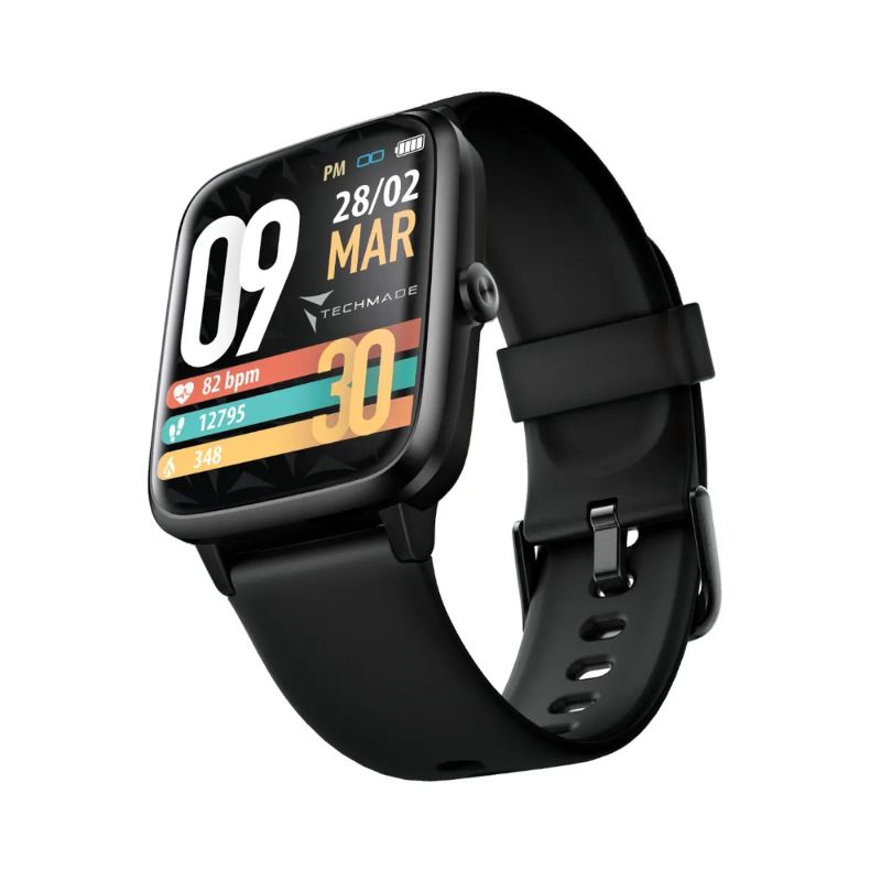 Techmade Smartwatch Sport Con GPS Integrato Colore Black-5