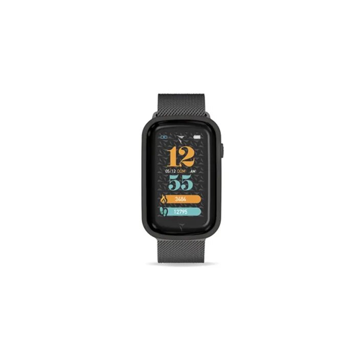 Techmade Smartwatch Steps Cinturino In Acciaio Maglia Milano Black-2