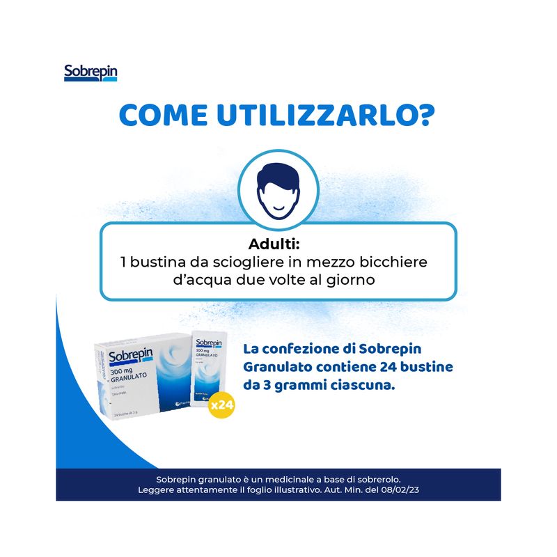 Sobrepin Granulato fluidificante 300 mg 24 bustine-3