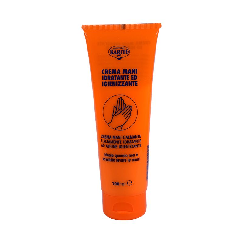 Società del Karitè Crema mani Idratante ed igienizzante 100ml-1