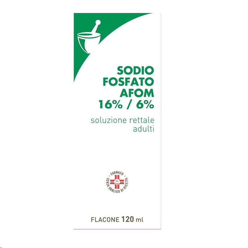 Sodio Fosfato Afom 16%/6% Soluzione Rettale per adulti 120ml-1