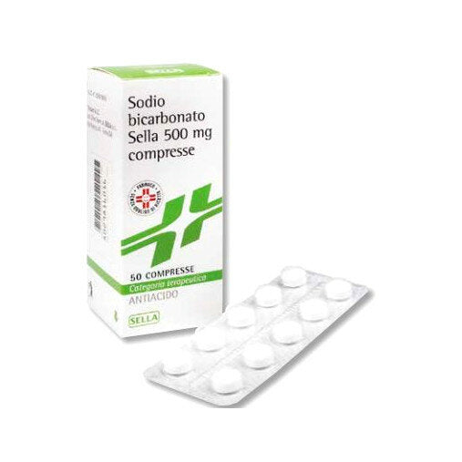 Sella Sodio Bicarbonato 50 compresse da 500mg-2