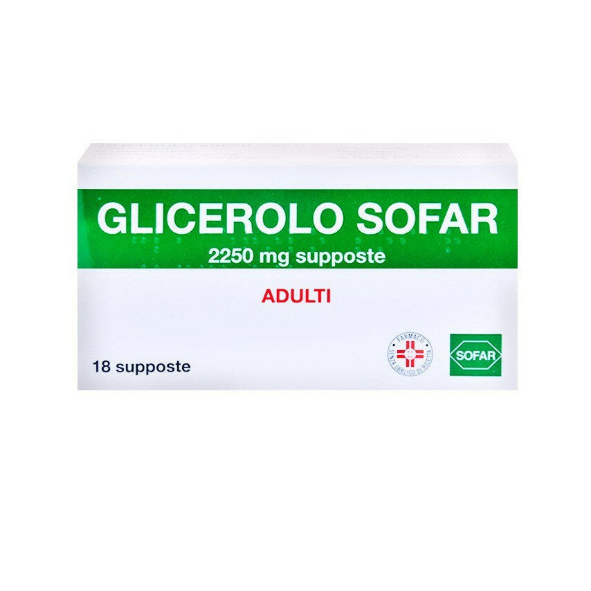 Glicerolo Adulti 18 supposte Sofar-2