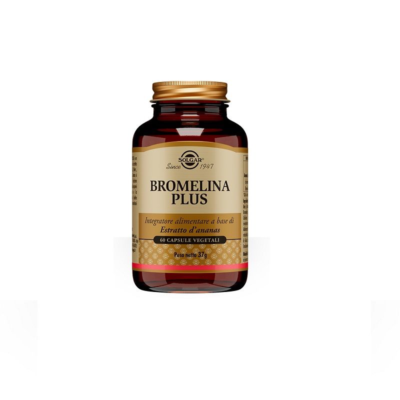 Solgar Bromelina Plus utile per la digestione 60 capsule-1