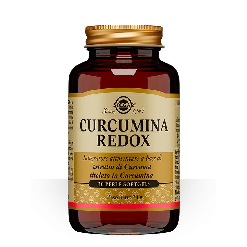 Solgar Curcumina Redox integratore antiossidante 30 perle-1