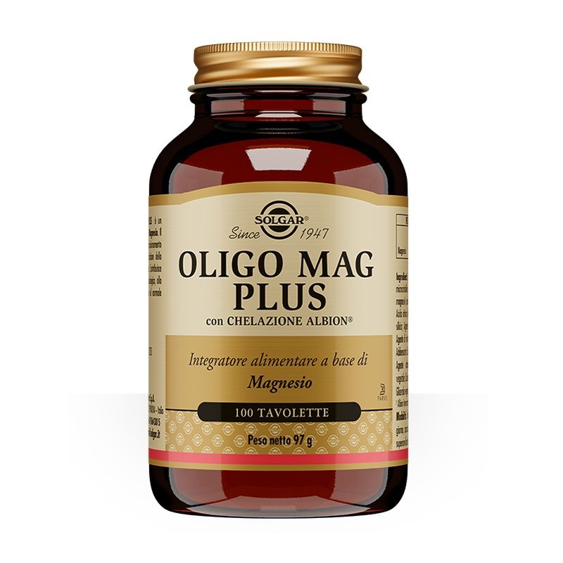 Solgar Oligo Mag Plus 100 Tavolette - Integratore Magnesio-1