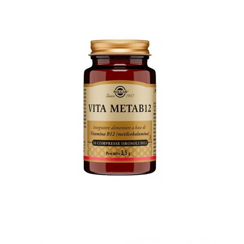 Solgar Vita Meta B12 integratore di vitamina B12 da 30 compresse orosolubili-1