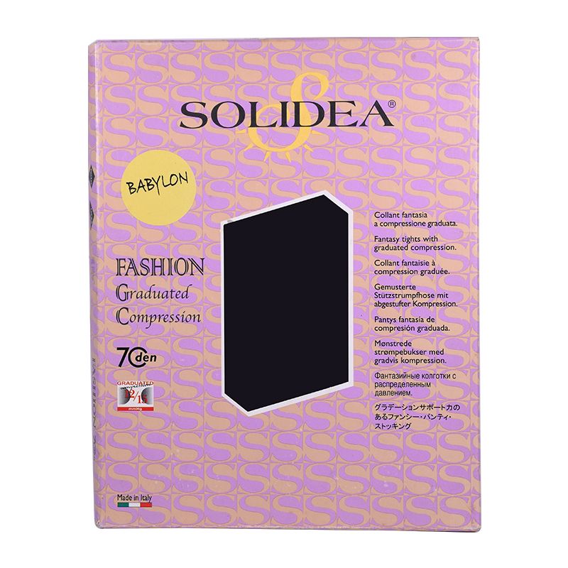 Solidea Babylon Collant in fantasia 70 denari colore Moka Taglia ML 1 paio-1