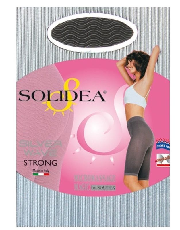 Solidea Silver Wave Strong Micromassage Bermuda colore Nero Taglia ML 1 paio-1