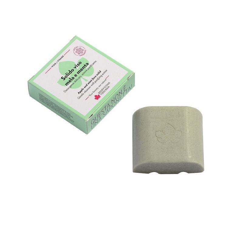 Biofficina Toscana Solido Viso Mela e Menta 50g-1