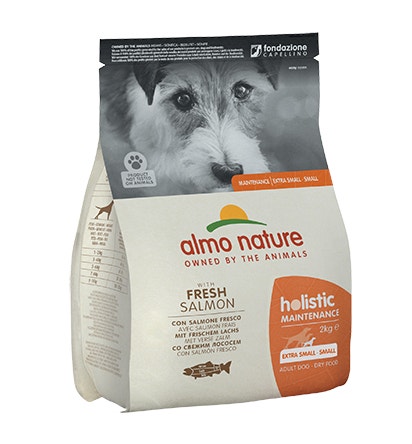 Almo Nature Holistic Maintenance Crocchette Salmone Cani Adulti Taglia Mini E Piccola Sacco 2kg-1