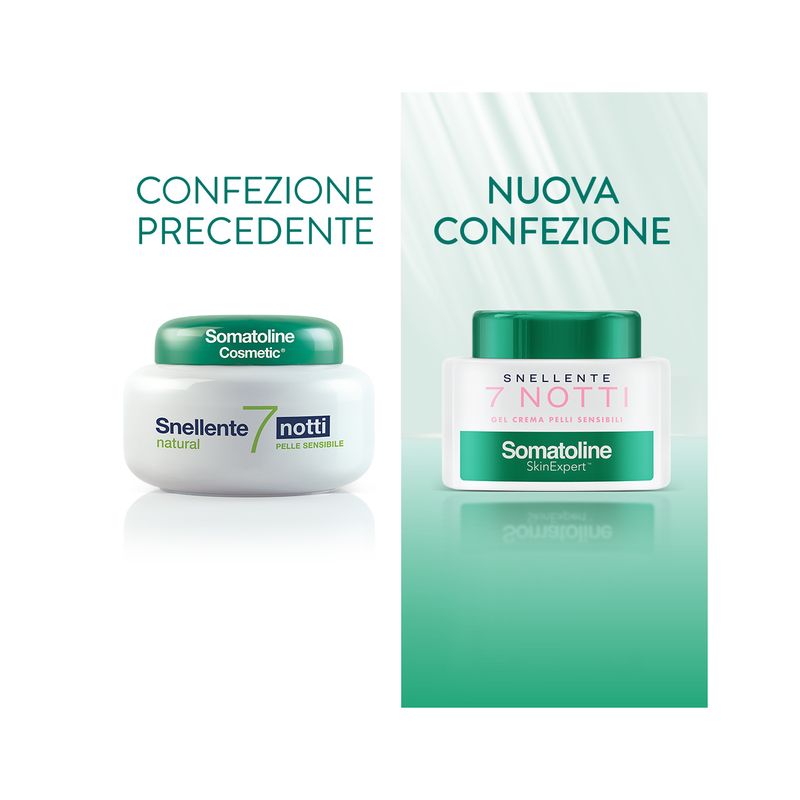 Somatoline Snellente 7 Notti Gel Crema Pelli Sensibili 400 ml-3