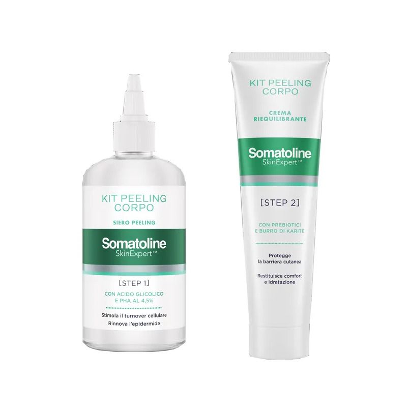 Somatoline Skin Expert Kit Peeling Corpo Gel 200ml + Crema Riequilibrante 100ml-1