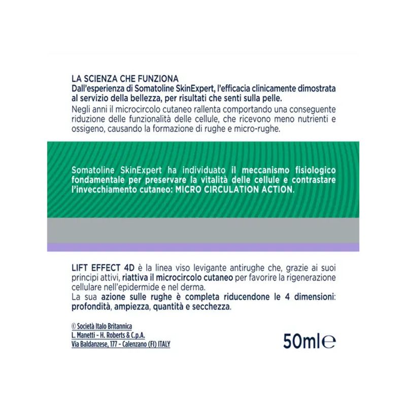 Somatoline SkinExpert Lift Effect 4D Crema Giorno Gel Filler Antirughe 50ml-7