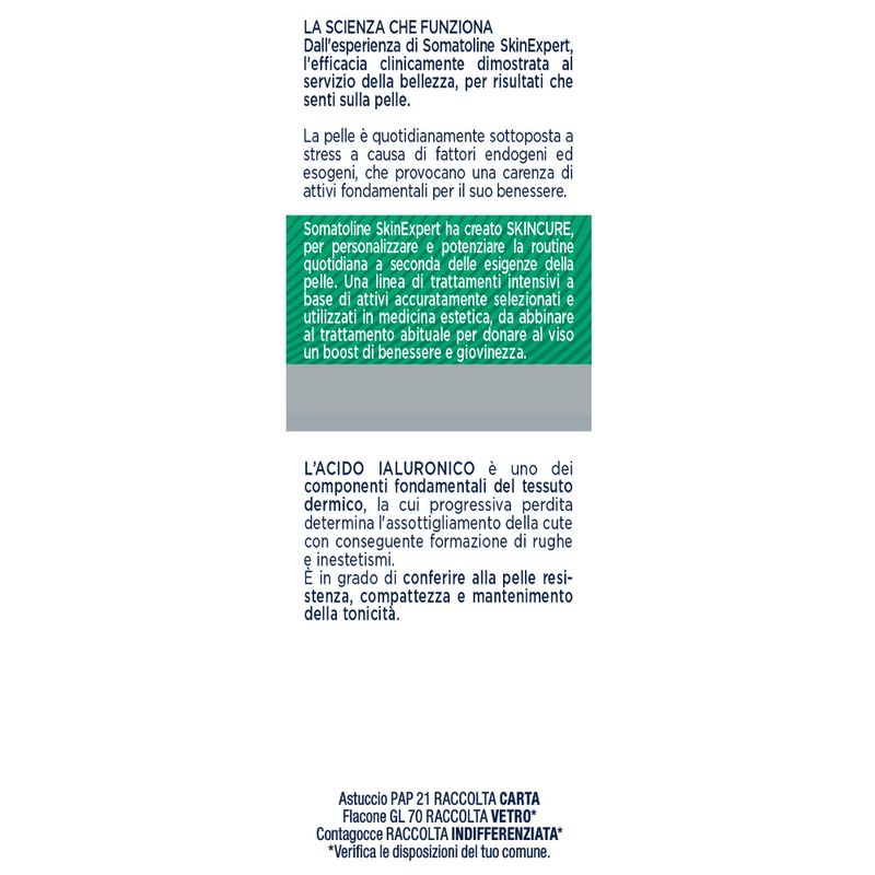 Somatoline SkinExpert Skincure Booster Antirughe Acido Ialuronico 30ml-7