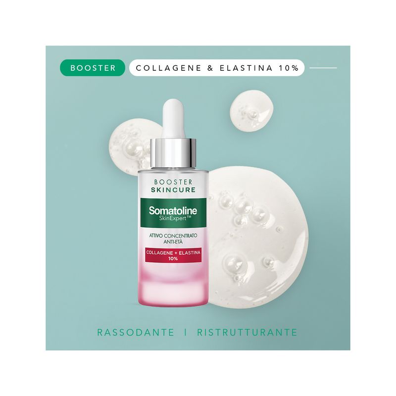 Somatoline SkinExpert Skincure Booster Ridensificante Collagene + Elastina 30ml-3