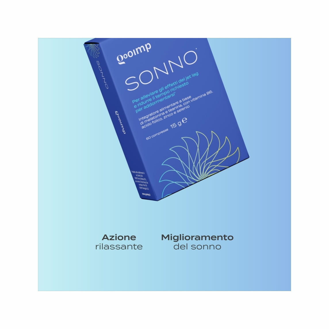 GOOIMP Sonno integratore alimentare 60 compresse-4