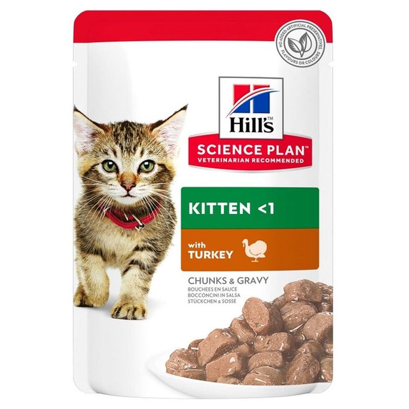 Hill's Science Plan Umido Kitten Tacchino 85g-1