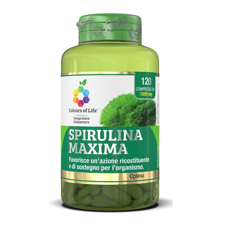 Colours Of Life Spirulina Maxima 120 Compresse 1000mg-1