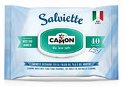 Camon Salviette Detergenti Per Cani E Gatti Muschio Bianco 40 Pezzi-1