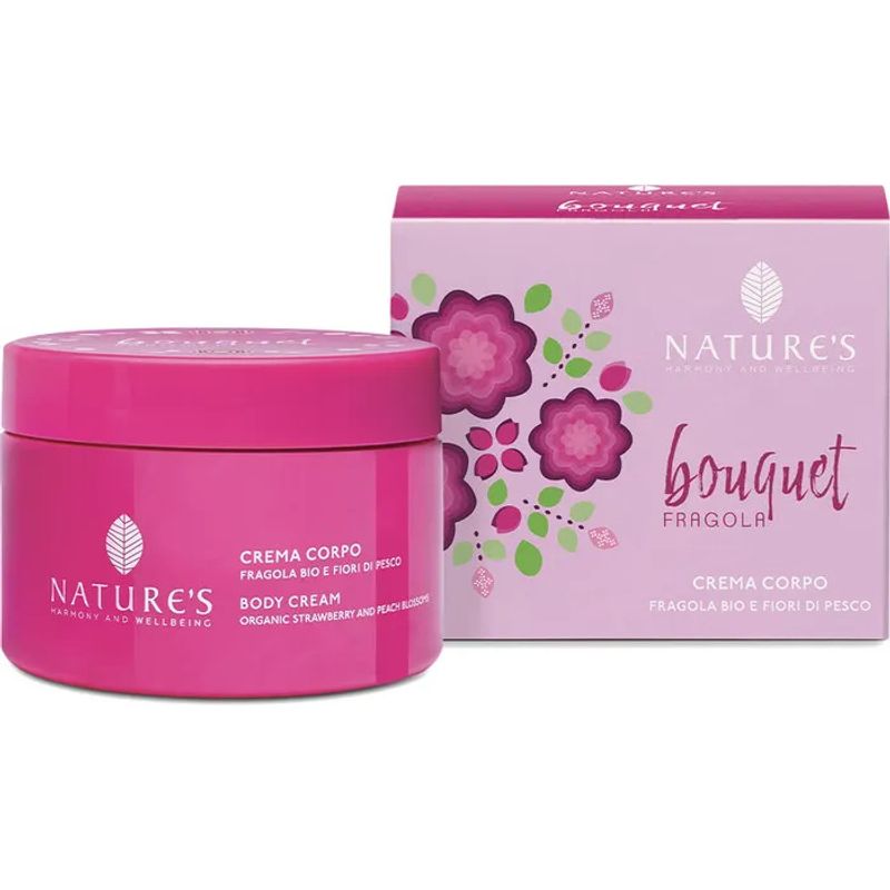 Nature's Bouquet Fragola Crema Corpo 100ml-1