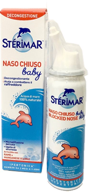 Sterimar Baby Naso Chiuso Soluzione Leggermente Ipertonica 50ml-1