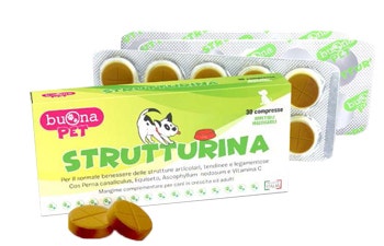Strutturina Mangime Complementare Per Cani 30 Compresse-1
