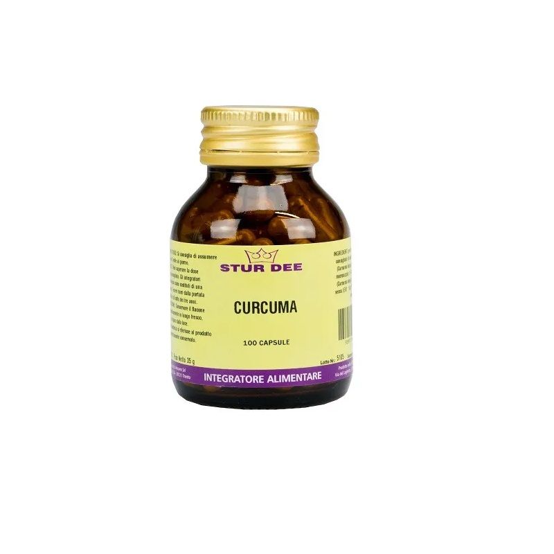Stur Dee Curcuma per il benessere della digestione 100 capsule-1