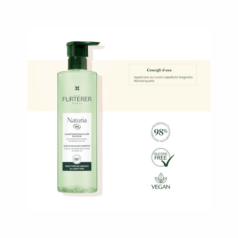 Rene Furterer Naturia Shampoo Micellare Delicato 400ml-4