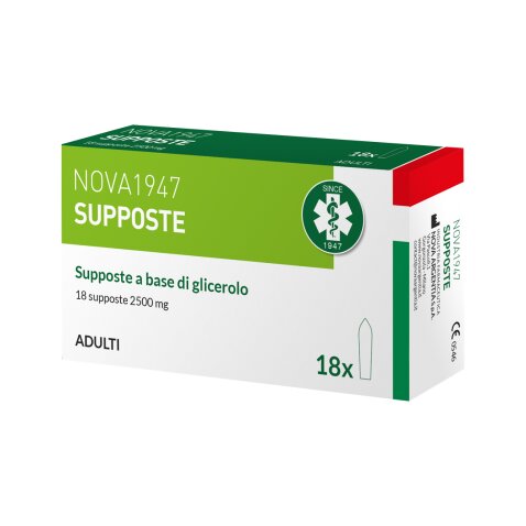 Nova 1947 Glicerolo Adulti 18 Supposte-2
