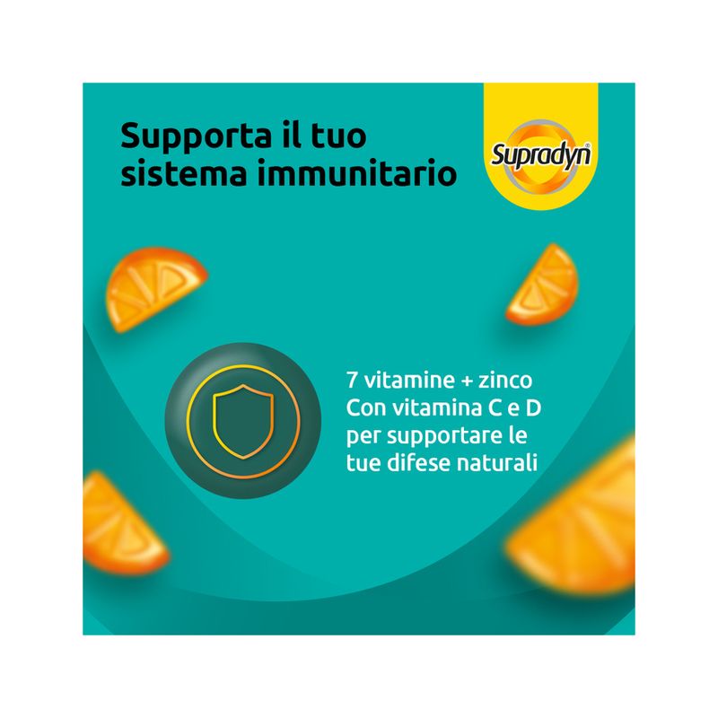 Supradyn Difese Gummy Integratore Difese Immunitarie Vitamina C Vitamina D e Zinco 60 Caramelle-4