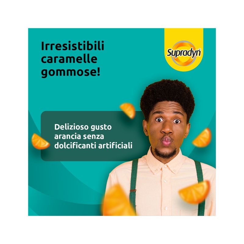 Supradyn Difese Gummy Integratore Difese Immunitarie Vitamina C Vitamina D e Zinco 60 Caramelle-5
