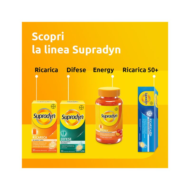 Supradyn Magnesio e Potassio Integratore sport con Vitamine e Minerali 24 bustine Effervescenti-9