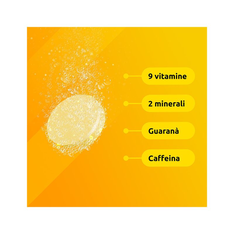 Supradyn Ricarica Mentale con Acido Folico Caffeina e Guaranà 10 Compresse Effervescenti-3