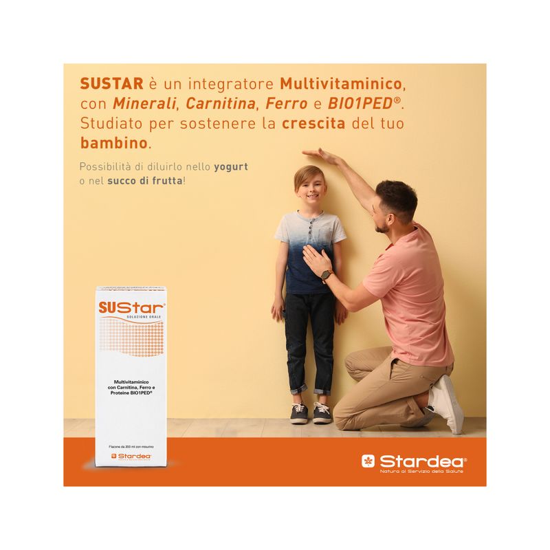 Sustar multivitaminico soluzione orale 200ml-3