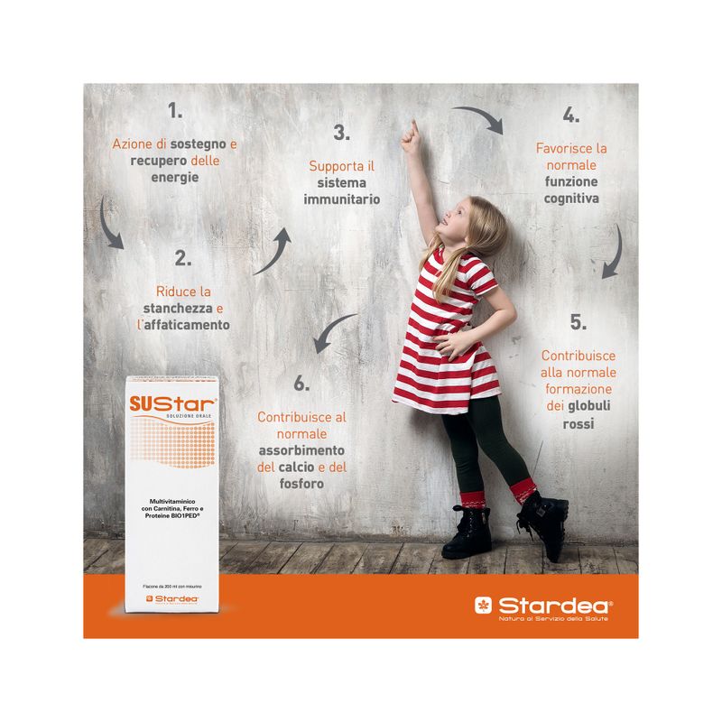 Sustar multivitaminico soluzione orale 200ml-4