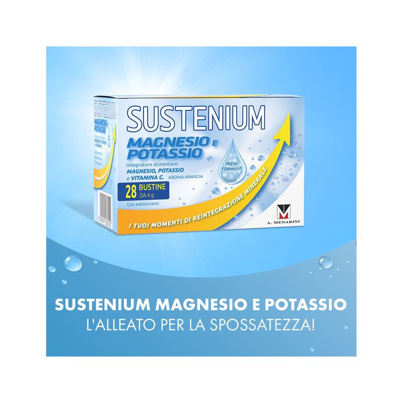 Sustenium Magnesio e Potassio Gusto Arancia 28 bustine-5