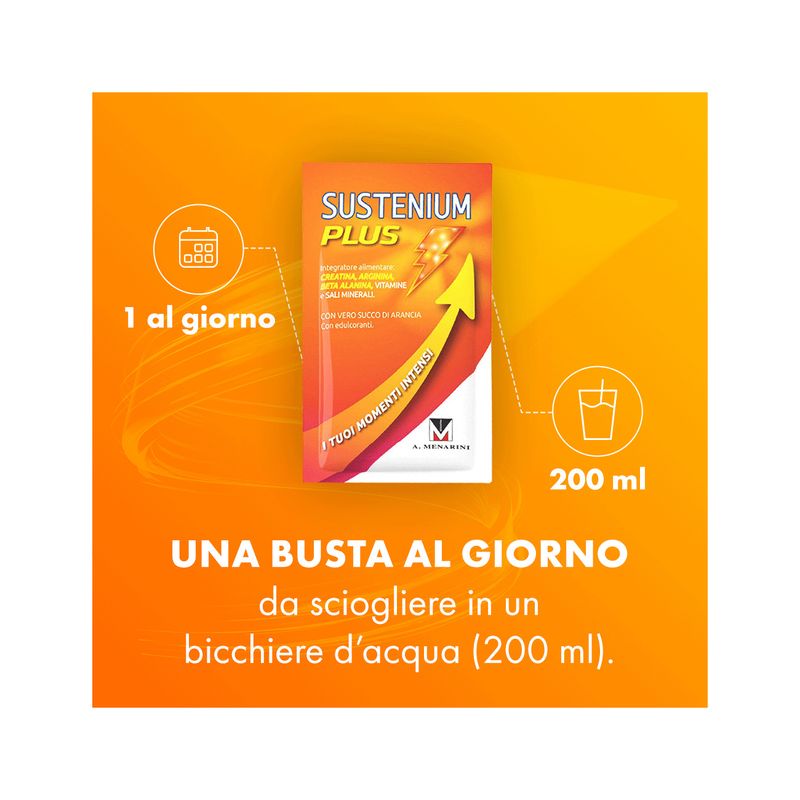 Sustenium Plus Intensive Formula energia e vitalità 22 bustine-2